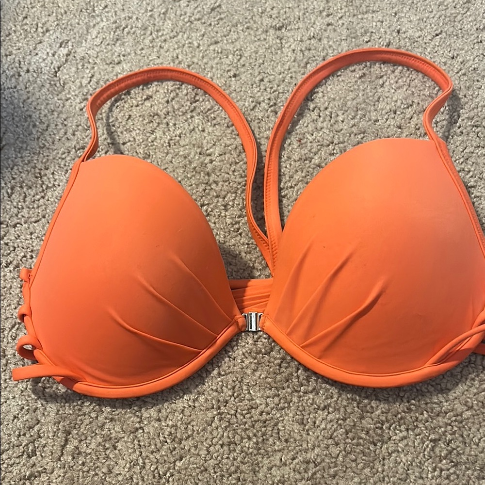 Vibrant coral Bikini Top